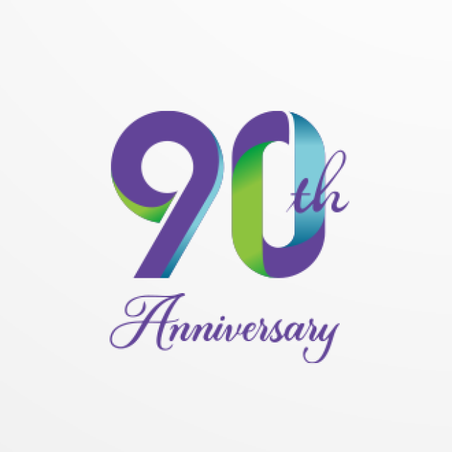 創立90周年記念ロゴマーク