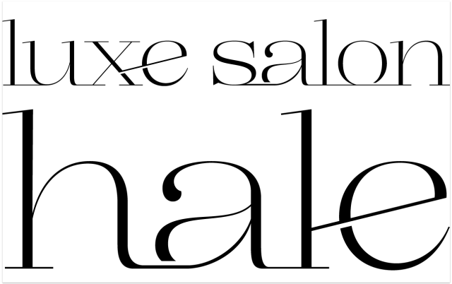 luxe salon hale ブランドロゴ