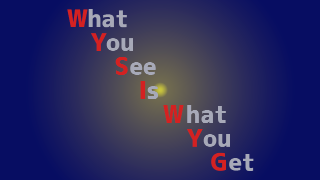 WYSIWYG(うぃじうぃぐ)