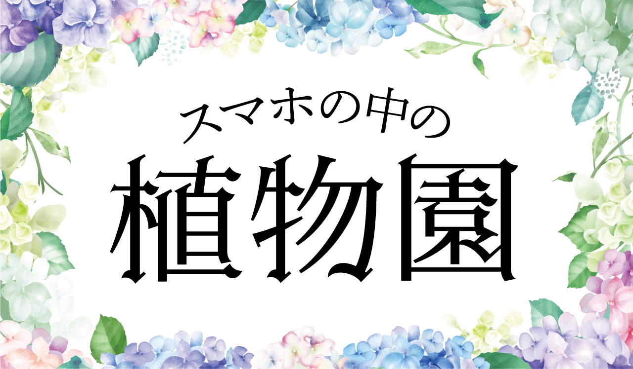 スマホの中の植物園